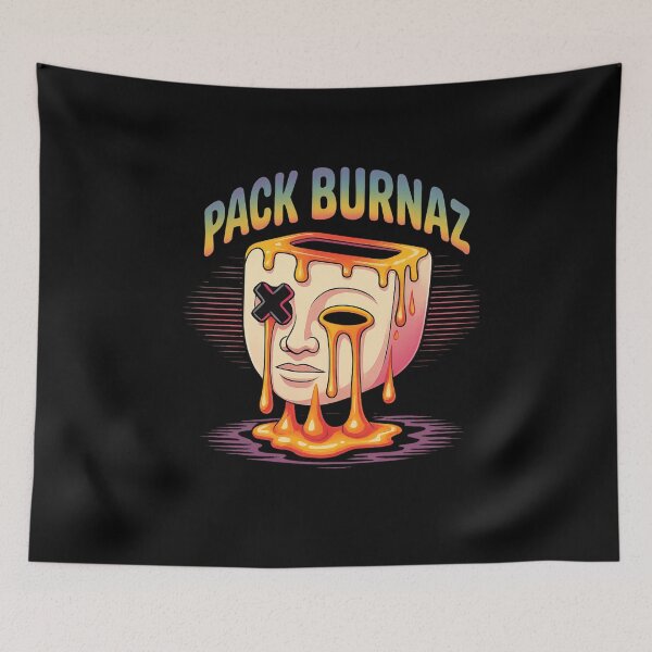 Item preview, Pack Burnaz Melting Face Mask Psychedelic Drip Art designed and sold by LegendsOfLife37.