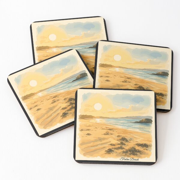 Item preview, Fintra Beach Killybegs Watercolor County Donegal designed and sold by OliDesigns.