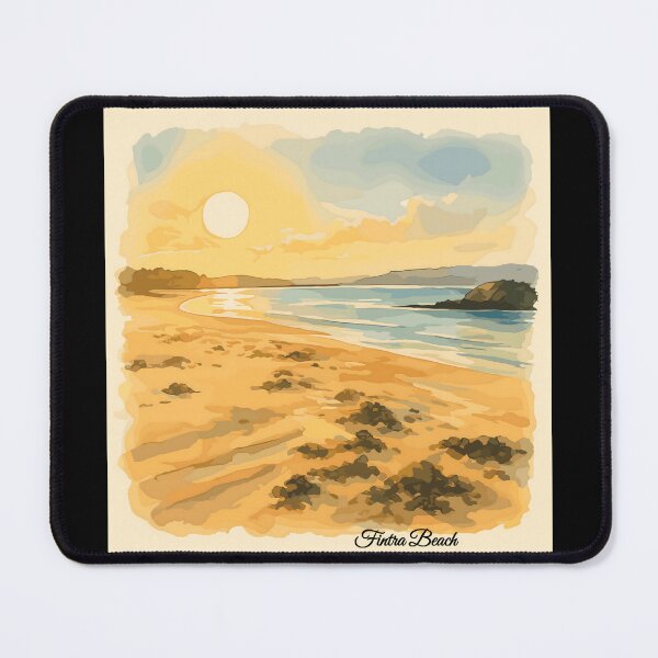 Item preview, Fintra Beach Killybegs Watercolor County Donegal designed and sold by OliDesigns.