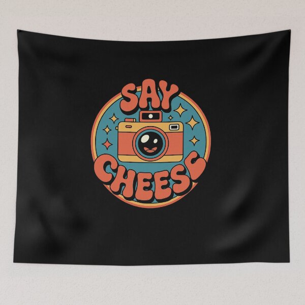 Item preview, Say Cheese Retro Camera Aesthetic 70s Groovy Graphic designed and sold by LegendsOfLife37.