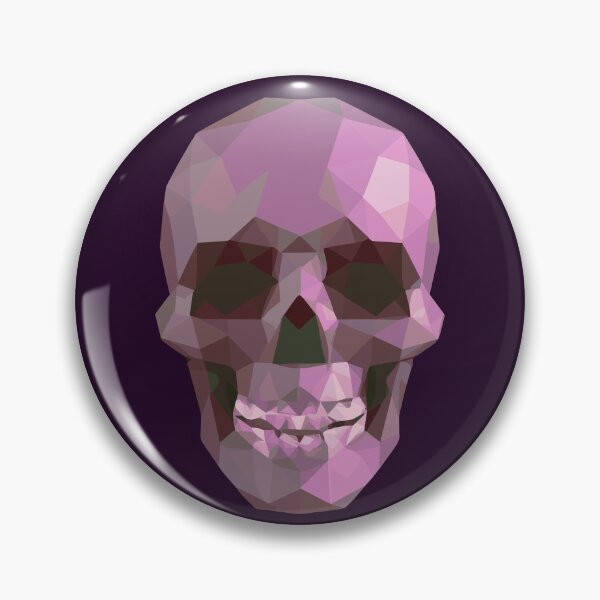 Item preview, Low Poly Pink Skull  designed and sold by WAMTEES.