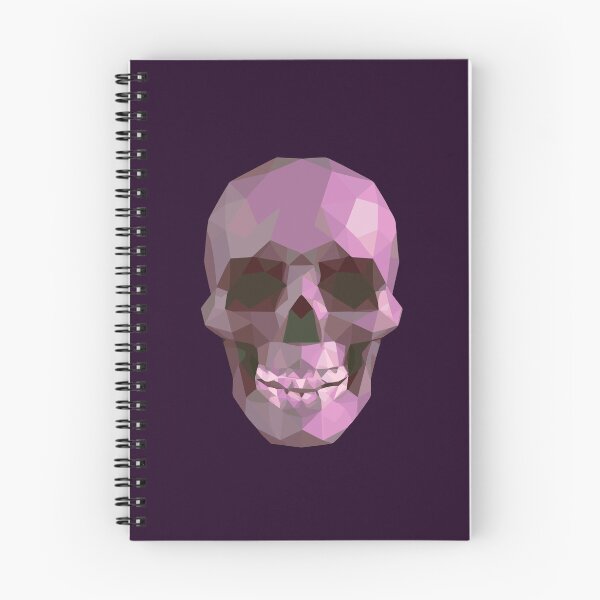 Item preview, Low Poly Pink Skull  designed and sold by WAMTEES.