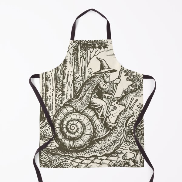 Item preview, Wizard Snail Rider Vintage Medieval Mythical designed and sold by Y-Vibes.