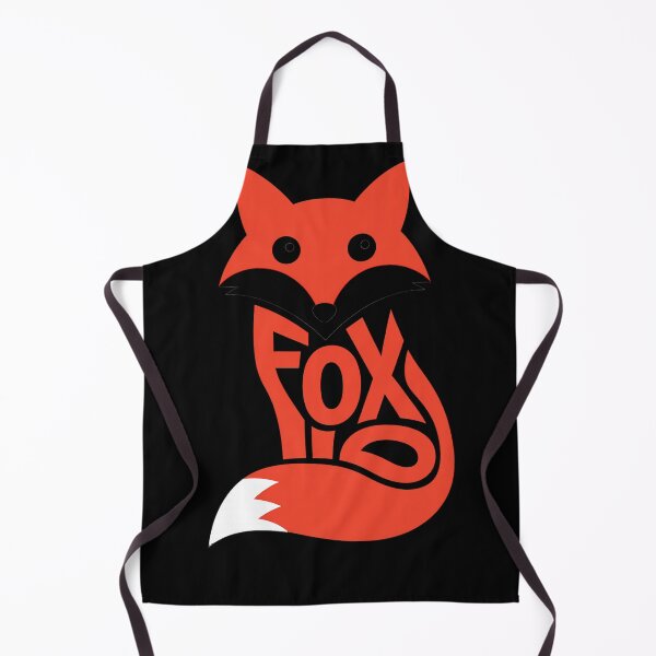 Item preview, Fox Word Art Silhouette Animal Typography Orange Design designed and sold by LegendsOfLife37.