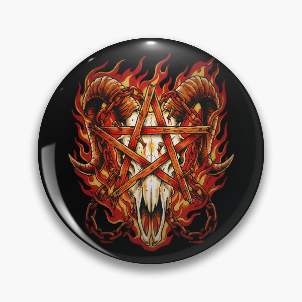 Item preview, Rustic Goat Pentagram - Satanic Panic Occult designed and sold by CoffinsArt.