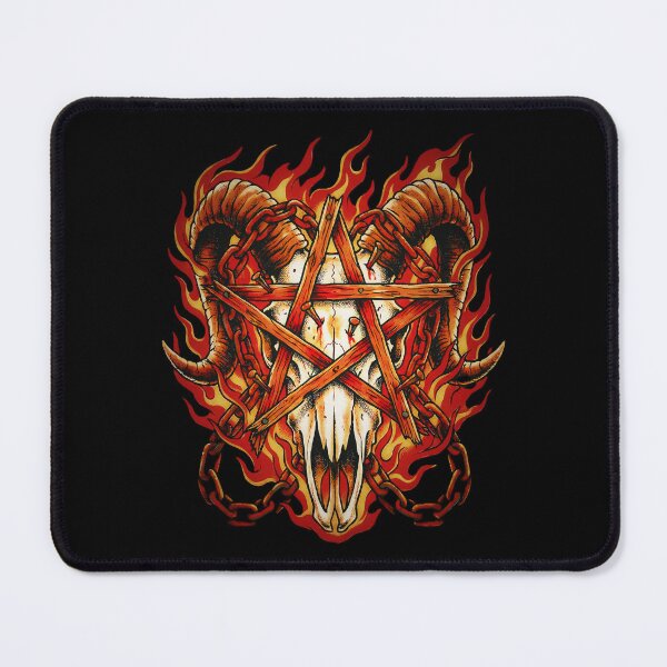 Item preview, Rustic Goat Pentagram - Satanic Panic Occult designed and sold by CoffinsArt.