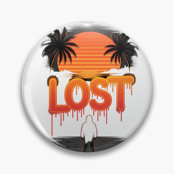 Item preview, LOST Retro Sunset Palm Trees Graffiti Aesthetic designed and sold by LegendsOfLife37.