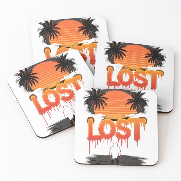 Item preview, LOST Retro Sunset Palm Trees Graffiti Aesthetic designed and sold by LegendsOfLife37.