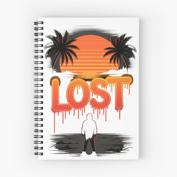 Item preview, LOST Retro Sunset Palm Trees Graffiti Aesthetic designed and sold by LegendsOfLife37.