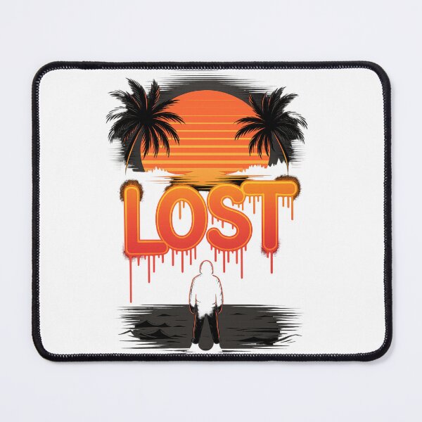 Item preview, LOST Retro Sunset Palm Trees Graffiti Aesthetic designed and sold by LegendsOfLife37.
