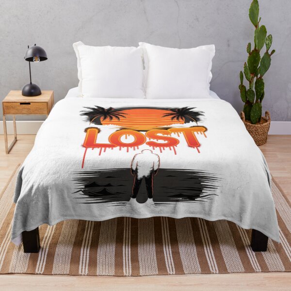 Item preview, LOST Retro Sunset Palm Trees Graffiti Aesthetic designed and sold by LegendsOfLife37.