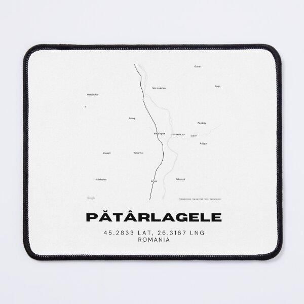 Item preview, Pătârlagele Romania Minimalist City Map Print designed and sold by RM-Journey.