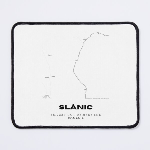 Item preview, Slănic Romania Minimalist Town Map Artwork designed and sold by RM-Journey.