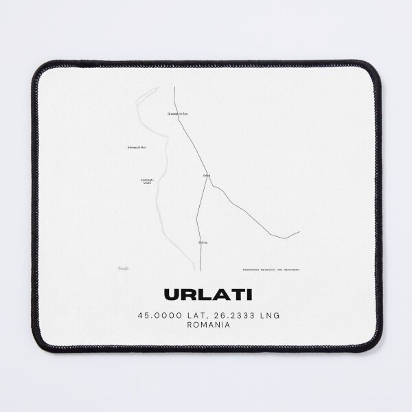 Item preview, Urlați Romania Minimalist Map Design designed and sold by RM-Journey.