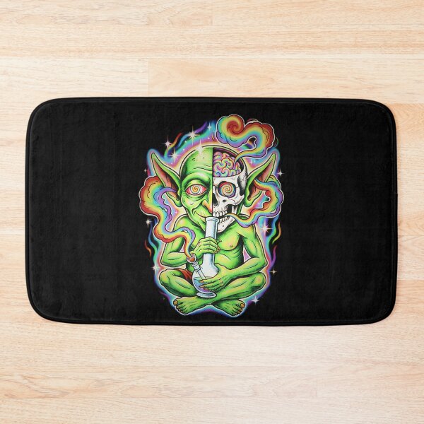 Item preview, Stoned Goblin Anatomy - Psychedelic Bong designed and sold by CoffinsArt.