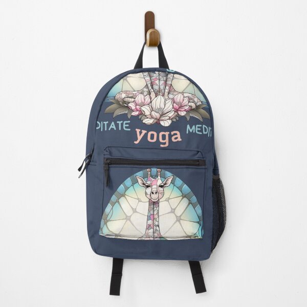 Item preview, Giraffe Yoga Meditation – Stained Glass Serenity designed and sold by JuanaDesigns.