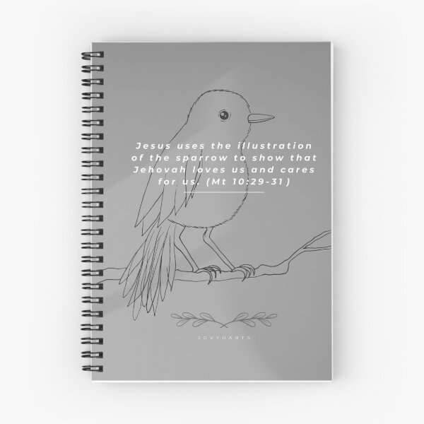 Item preview, Jesus uses the illustration of the sparrow to show that Jehovah loves us and cares for us. (Mt 10:29-31​) designed and sold by Jovyharts.
