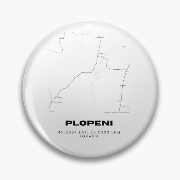 Item preview, Plopeni Romania Minimalist Map Illustration designed and sold by RM-Journey.