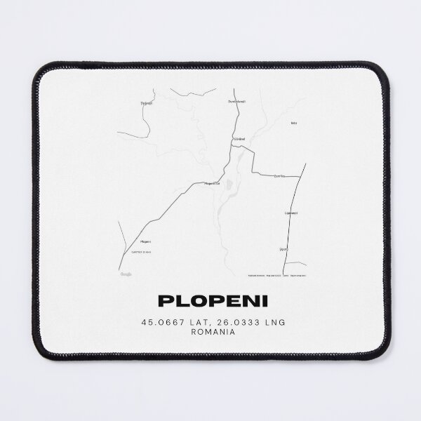 Item preview, Plopeni Romania Minimalist Map Illustration designed and sold by RM-Journey.