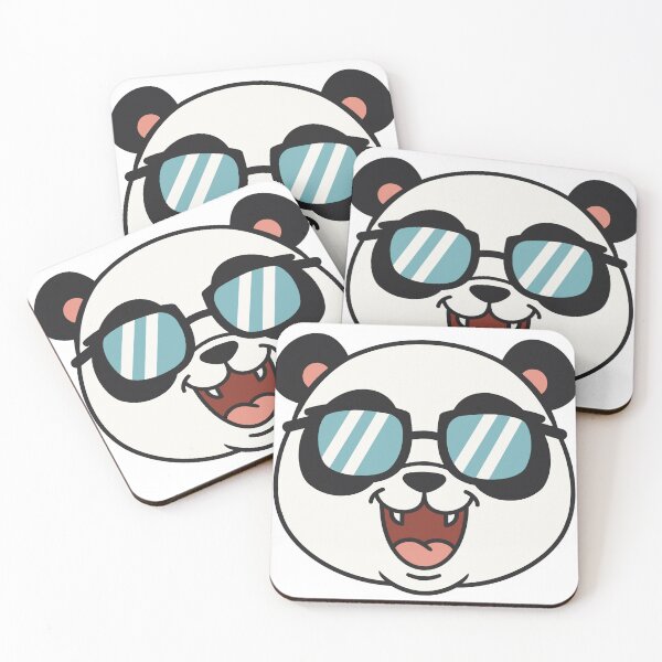 Item preview, Cool panda with Sunglasses – Funny panda Head Cartoon designed and sold by holywarter.