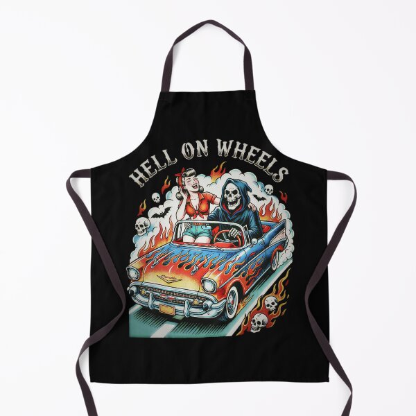 Item preview, Hell On Wheels - Rockabilly Grim Reaper Hot Rod designed and sold by CoffinsArt.