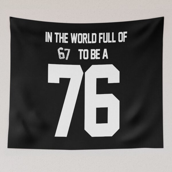 Item preview, In the world full of 67 to be a 76 - 67 meme T-shirt in sport style  designed and sold by SunflakeStudio.