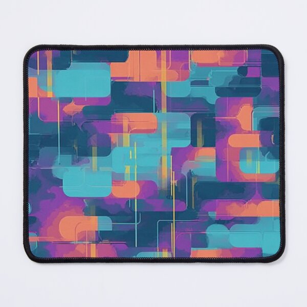 Item preview, Neon color shape pattern 3rd designed and sold by JeniSeny.