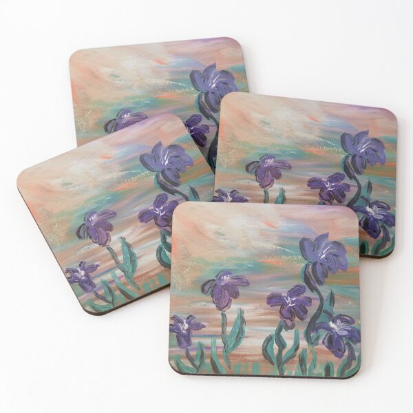 Item preview, Purple Seuss Flowers designed and sold by Through Malinda's Eyes.
