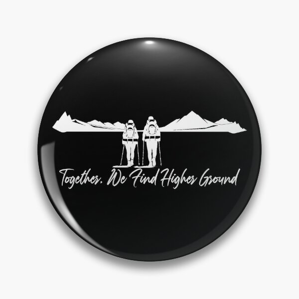 Item preview, Copy of Together, We Find Higher Ground tee – hiking unity theme designed and sold by NoGoodDeeds.