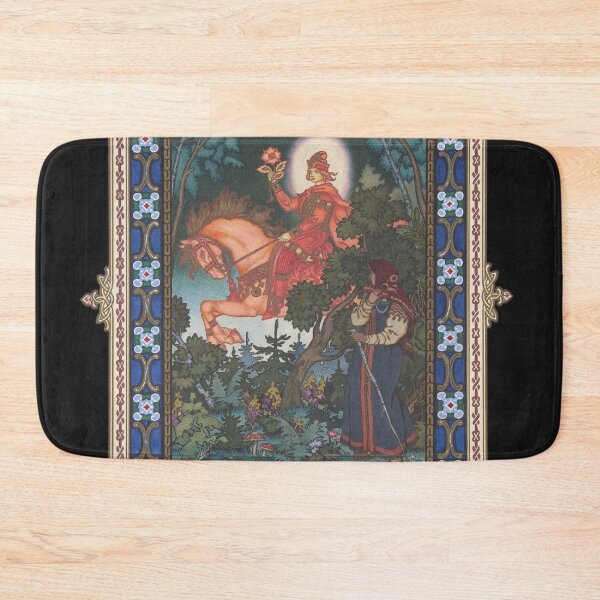 Item preview, The Red Knight Passes Vassalisa in the Forest - Boris Zvorykin - Vasalisa the Beautiful designed and sold by forgottenbeauty.