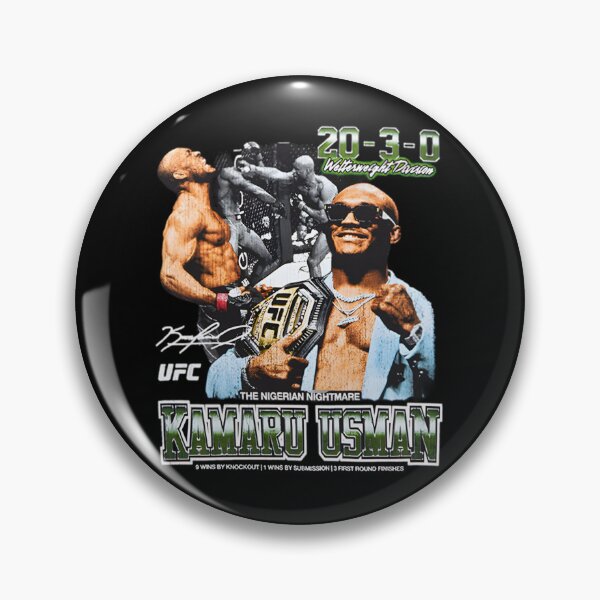 Item preview, Kamaru Usman "The Nigerian Nightmare" Signature designed and sold by JeyVel.
