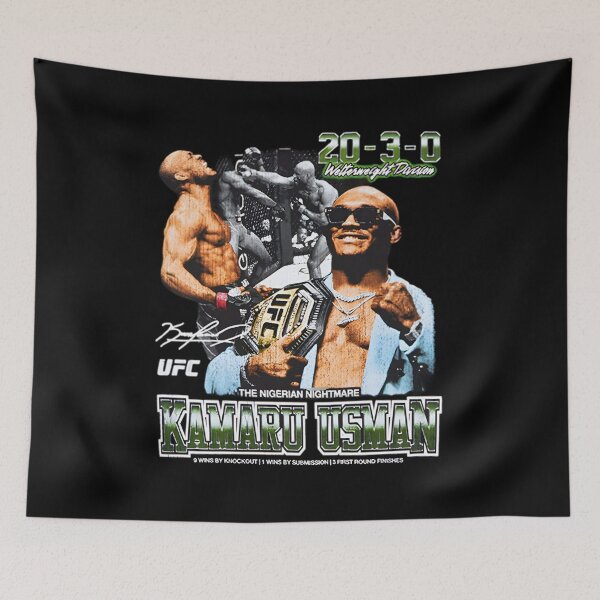Item preview, Kamaru Usman "The Nigerian Nightmare" Signature designed and sold by JeyVel.
