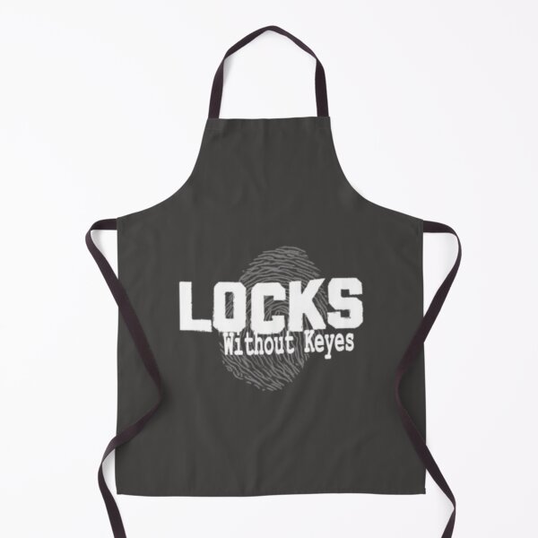 Item preview, Locks Without Keyes with Print (White)  designed and sold by locksdaily.