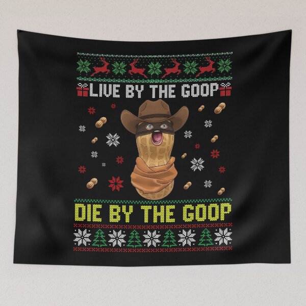 Item preview, Live By The Goop Die By The Goop Funny Peanut Christmas  designed and sold by BousinilyArt.