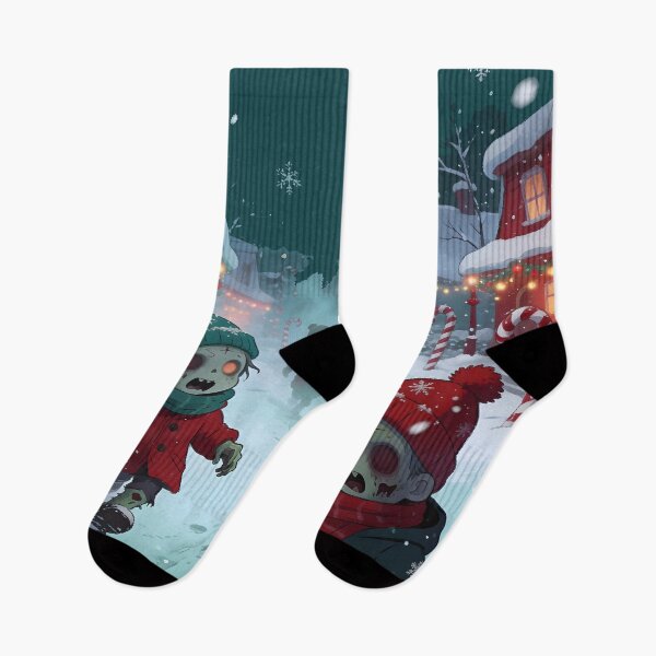 Item preview, zombie christmas Cute Spooky Holiday Design designed and sold by Uglyandcute.