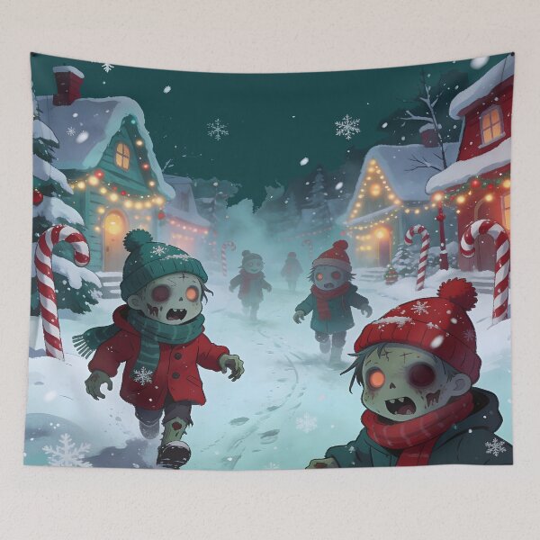Item preview, zombie christmas Cute Spooky Holiday Design designed and sold by Uglyandcute.