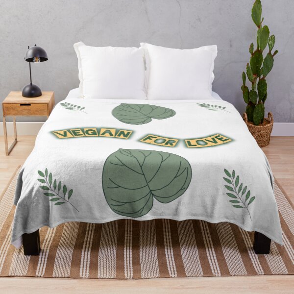 Item preview, Vegan for Love – Minimalist Green Leaves Vegan Lifestyle Design designed and sold by @majovegana.