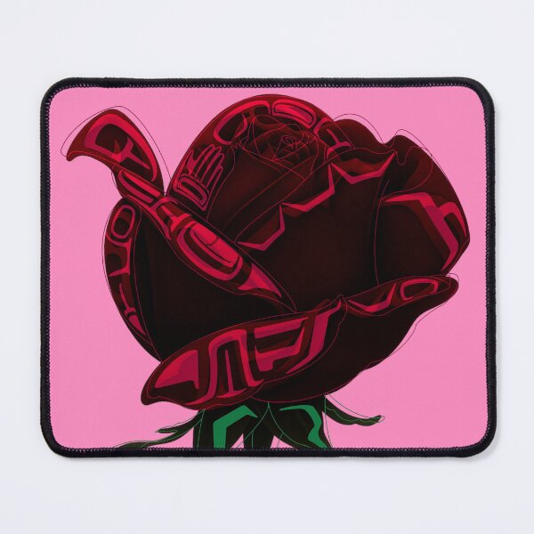 Item preview, Gitxsan Tribal Rose – Deep Red Floral Art designed and sold by Tiffany's Designs.