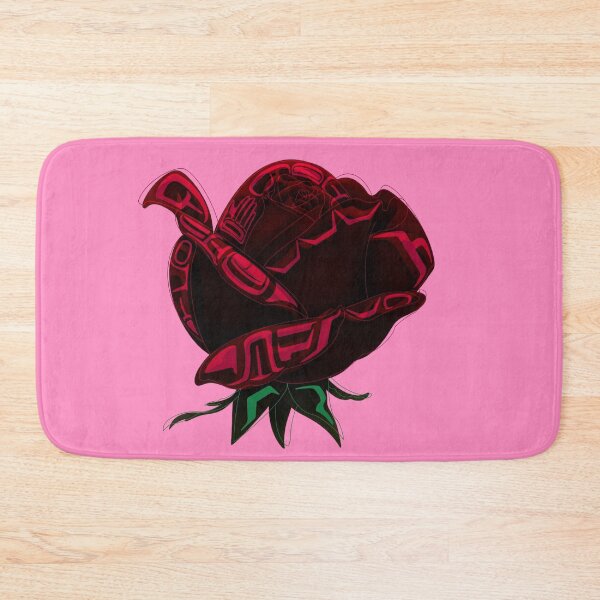 Item preview, Gitxsan Tribal Rose – Deep Red Floral Art designed and sold by Tiffany's Designs.