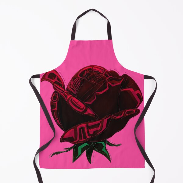 Item preview, Gitxsan Tribal Rose – Deep Red Floral Art designed and sold by Tiffany's Designs.