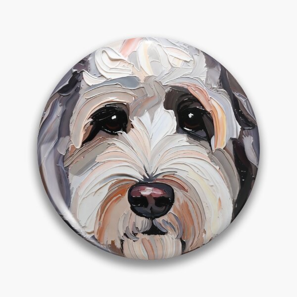 Item preview, Impasto Sheepadoodle Dog Portrait designed and sold by ChrisButler.