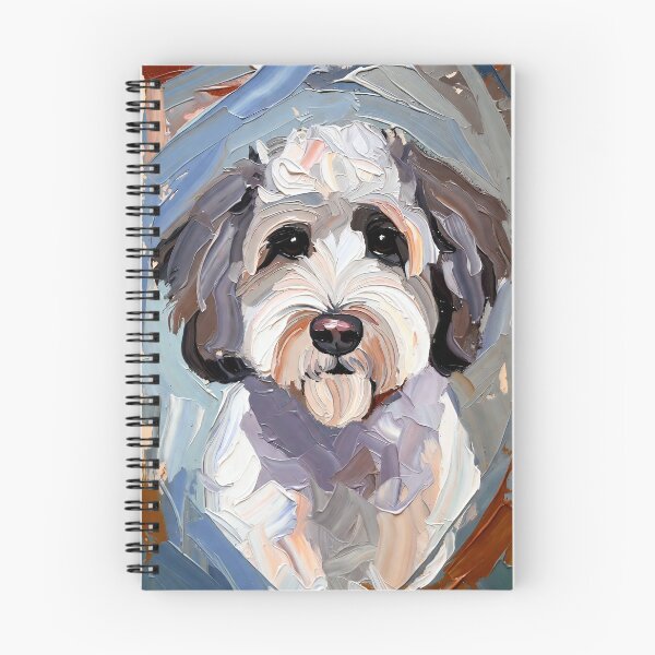 Item preview, Impasto Sheepadoodle Dog Portrait designed and sold by ChrisButler.