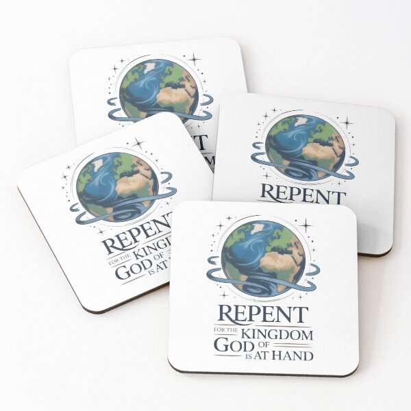 Item preview, Repent and Kingdom of God Earth Illustration designed and sold by Zanigold.