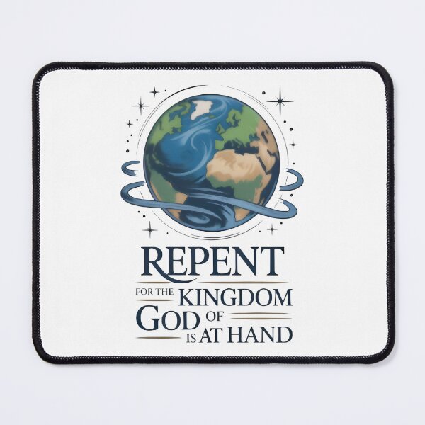 Item preview, Repent and Kingdom of God Earth Illustration designed and sold by Zanigold.