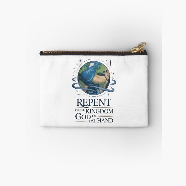 Item preview, Repent and Kingdom of God Earth Illustration designed and sold by Zanigold.