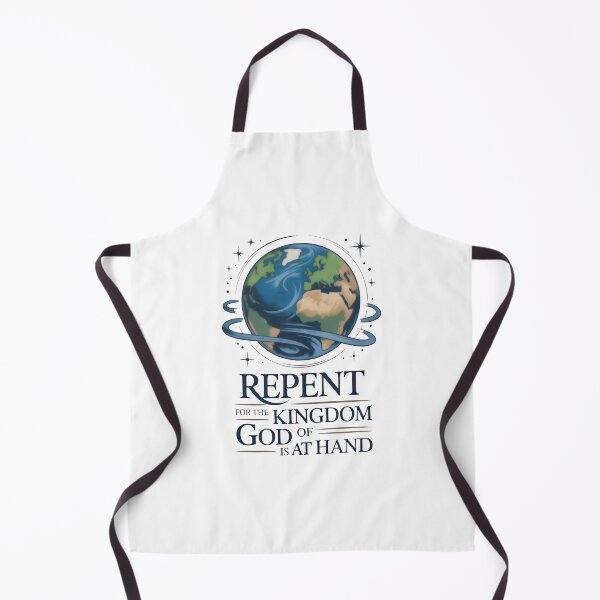 Item preview, Repent and Kingdom of God Earth Illustration designed and sold by Zanigold.
