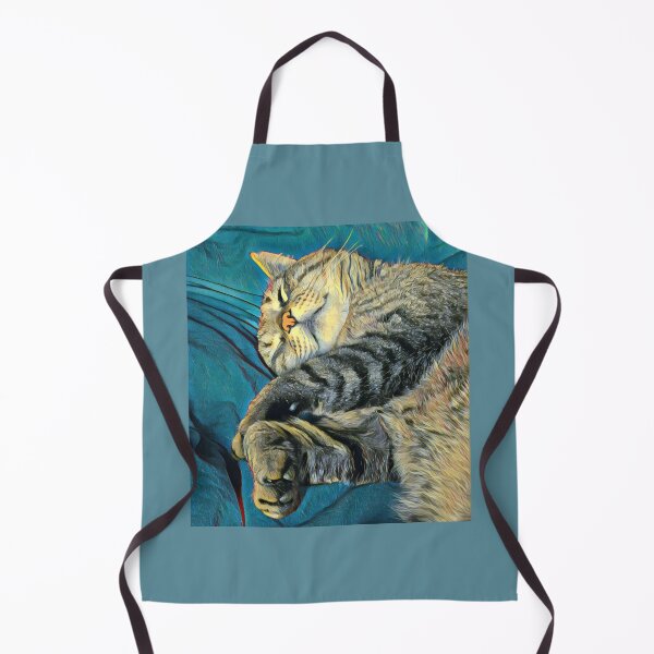 Item preview, Sleeping tabby cat Einstein designed and sold by Pinkgnomie.