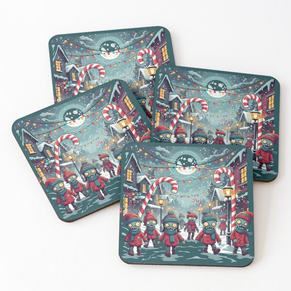Item preview, zombie christmas Cute Spooky Holiday Design designed and sold by Uglyandcute.
