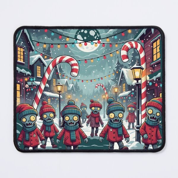 Item preview, zombie christmas Cute Spooky Holiday Design designed and sold by Uglyandcute.