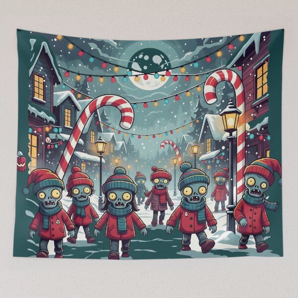 Item preview, zombie christmas Cute Spooky Holiday Design designed and sold by Uglyandcute.